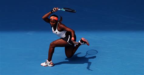 Coco Gauff Reaches Second Round Defeating Siniakova At Australian Open