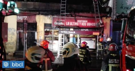 Incendio Afect A Un Cit Y A Locales Comerciales En Estaci N Central