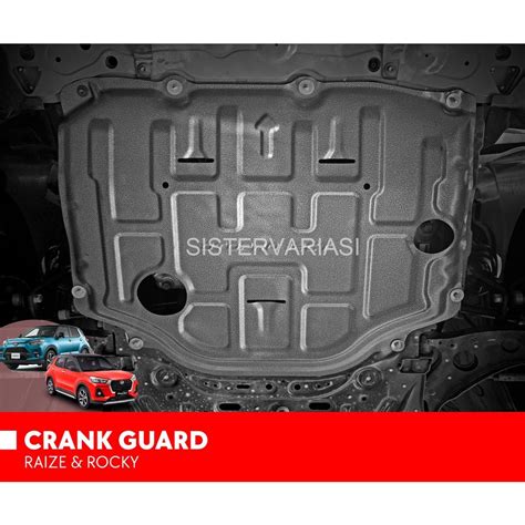 Jual Crank Guard Raize Rocky 2021 Pelindung Bawah Mesin Shopee Indonesia