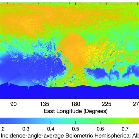 North Polar Stereographic Projection Of Incidence Angle Average