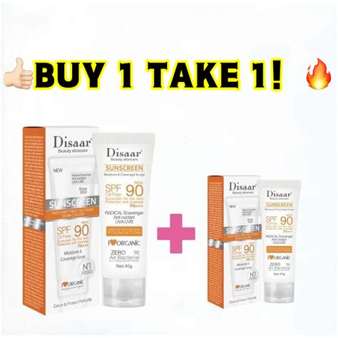 『buy 1 Take 1』disaar Facial Sunscreen Cream Spf 90 Pa Moisturizing Skin Protect Sunblock 40g