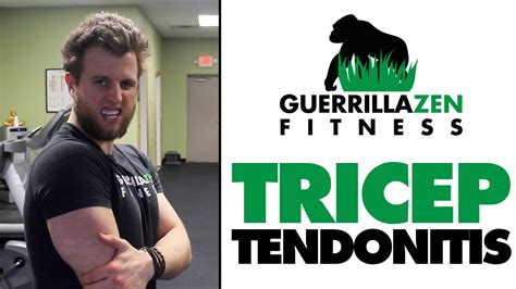 Tricep Tendonitis Tips - GuerrillaZen Fitness