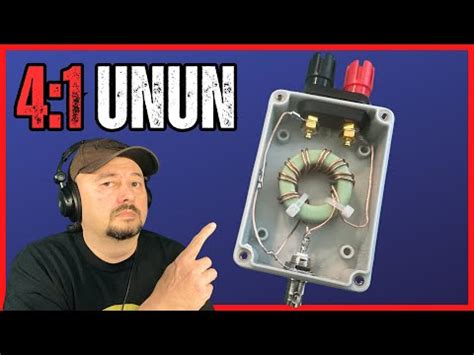 DIY 4 1 UnUn For Ham Radio Antennas The YouTubers Bunch