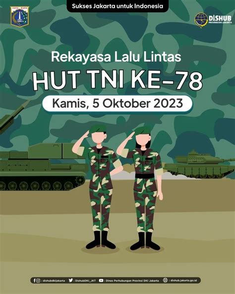 Pengalihan Arus Lalu Lintas Jakarta 5 Oktober 2023 Ada Perayaan HUT