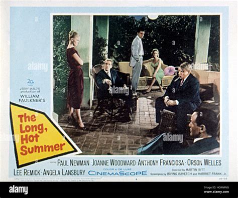 THE LONG HOT SUMMER Joanne Woodward Paul Newman Lee Remick Orson