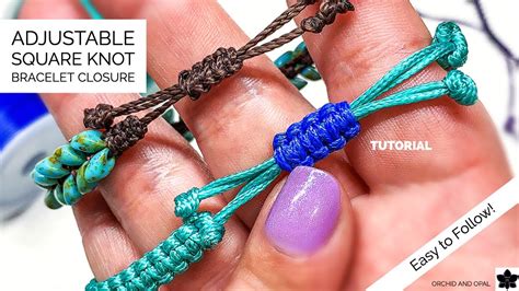 Diy Square Knot Bracelet