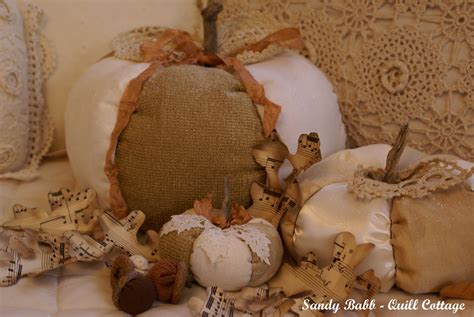 Quill Cottage Free Autumnal Decor Tutorials Fabric Pumpkins Place