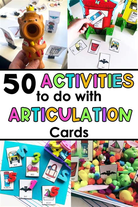 Fun And Easy Articulation Activities For Speech Therapy In