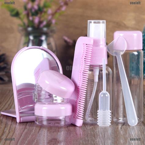 Jak Pcs Set Essensial Travel Mini Plastic Transparent Empty Makeup