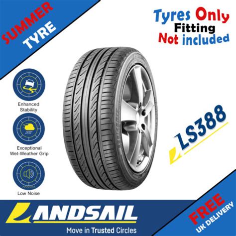 Landsail Tyre 185/65/R15 185 65 15 92T XL LS388 Summer CB Rated 70Db X1 ...