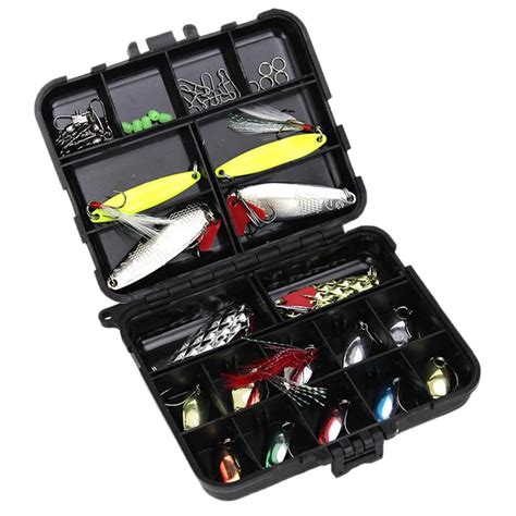 P S Set Kit Spinner Colher De Metal Pesca Isca Isca Combater A Pesca