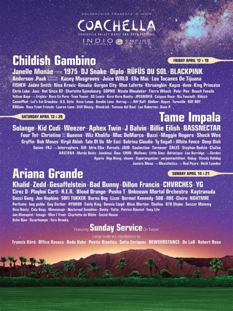 Coachella 2024 ᑕᑐ Entradas Cartel Noticias Rumores