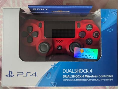 Playstation Dualshock Wireless Controller Magma Red Video Gaming