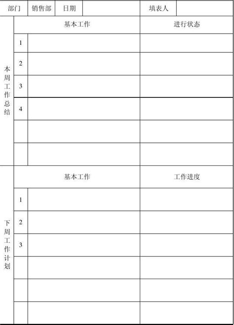 周工作总结计划表word文档在线阅读与下载无忧文档