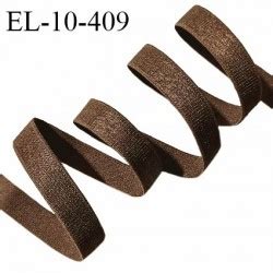 Elastique lingerie 10 mm très haut de gamme couleur marron bronze