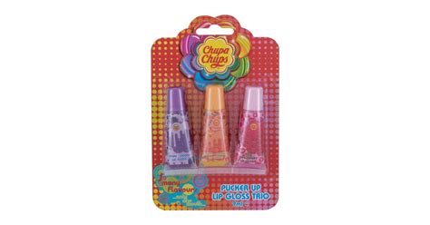 Chupa Chups Pucker Up Lip Balm Trio Zestaw Błyszczyk Do Ust 9 Ml