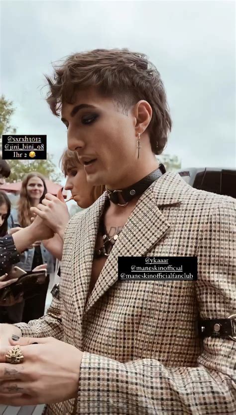 Damiano David In 2022 David Hair Mens Hairstyles Undercut Punk Hair