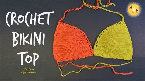 DIY Crochet Bikini Top Tutorial Heklani Bikini YouTube