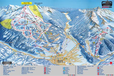 Bormio Trail map - Freeride