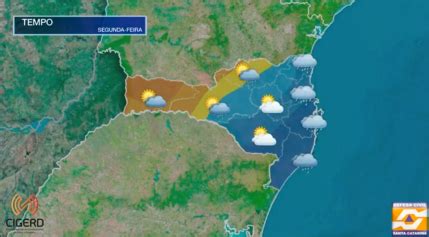 V Deo Previs O Do Tempo Para Santa Catarina Segunda Feira