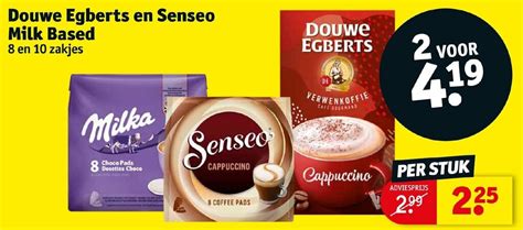 Douwe Egberts En Senseo Milk Based Aanbieding Bij Kruidvat