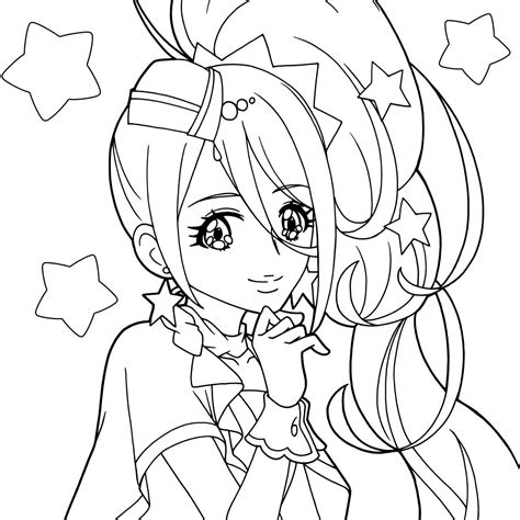 Cure Yell • Hugtto Precure Deka Coloring Book