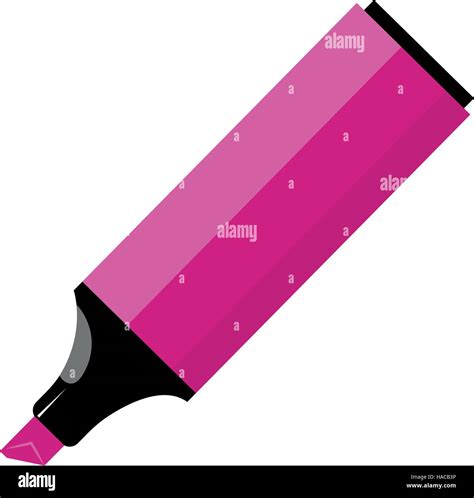 Pink Marker Isolated On White Background Stock Vector Image And Art Alamy