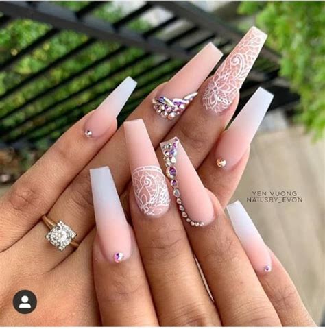 Coffin Nails Designs Summer Nude Nail Designs Stiletto Nails Designs