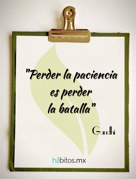 Perder la paciencia es perder la batalla Hábitos Health Coaching