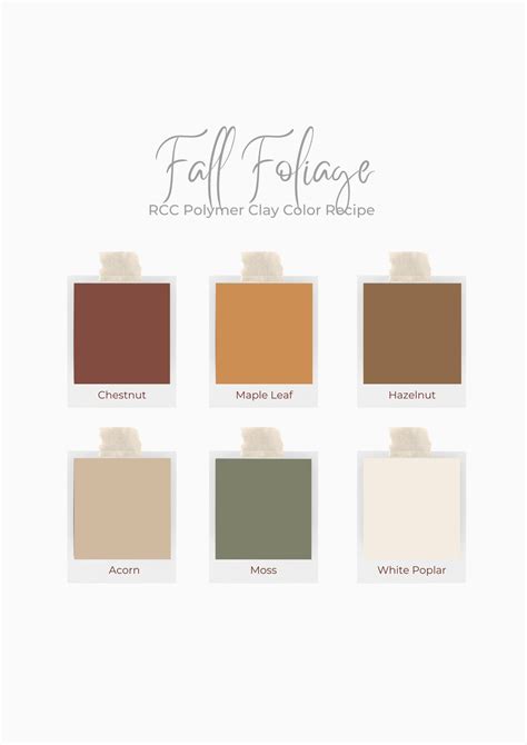 Fall Foliage Color Palette — RoClayCo