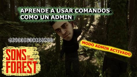 COMO USAR COMANDOS En SONS Of THE FOREST 2023 YouTube