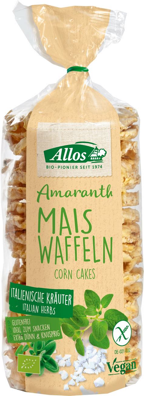 Allos Amaranth Mais Waffeln Italienische Kr Uter X G Online Kaufen