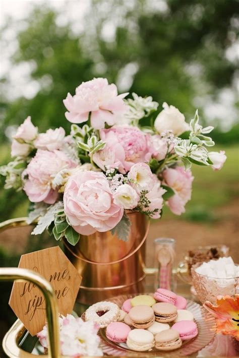 Chic Coffee Loving Garden Bridal Shower Ideas Bridal Brunch