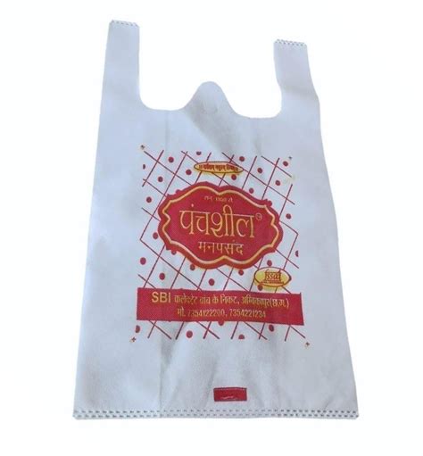 W Cut Loop Handle Non Woven Bags At Rs 4 Piece Non Woven Loop Handle