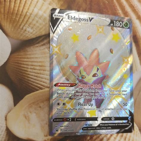 Eldegoss V Swsh Full Art Shiny Ultra Rare Pokemon Shining