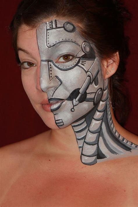 39 Excellent Robot Makeup Ideas For Amazing Halloween Party To Try