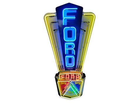 Ford Jubilee Custom Made Neon Tin Sign Driving Into Summer Rm Sothebys