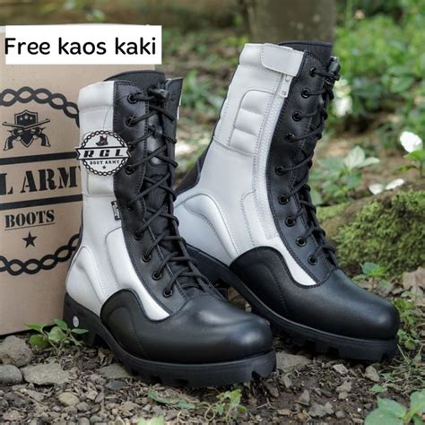 Jual SEPATU PDL PROVOST TNI POLRI PM KULIT ASLI RGL ARMY BOOTS Shopee