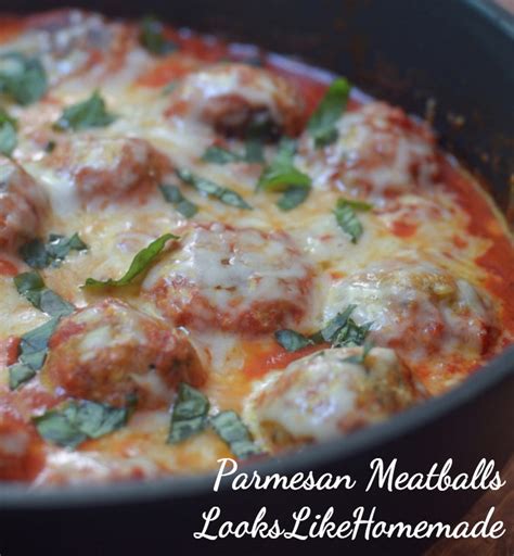 Parmesan Meatballs Recipe Looks Like Homemade