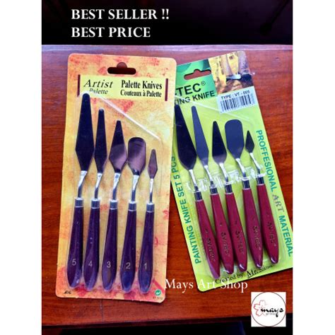 Jual V Tec Painting Knife Pisau Palet Pisau Lukis Set Isi 5 V Tec