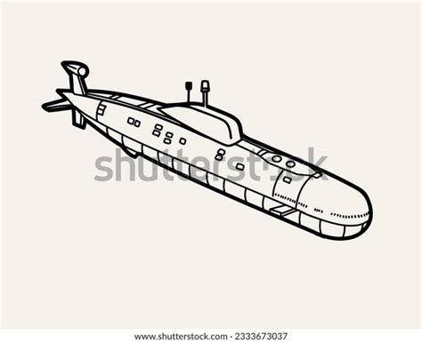 Submarine Line Drawing: Over 1,615 Royalty-Free Licensable Stock ...