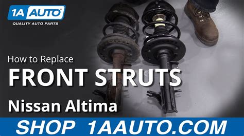 How To Replace Front Struts Nissan Altima Youtube