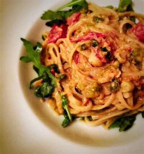 Crab Linguine Sp Skinny Kitchen Secrets