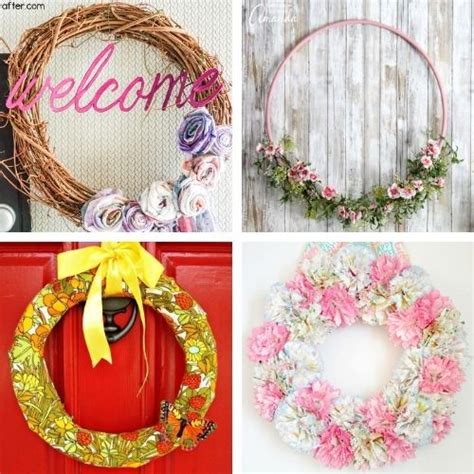 20 Beautiful Dollar Store DIY Spring Wreaths A Cultivated Nest