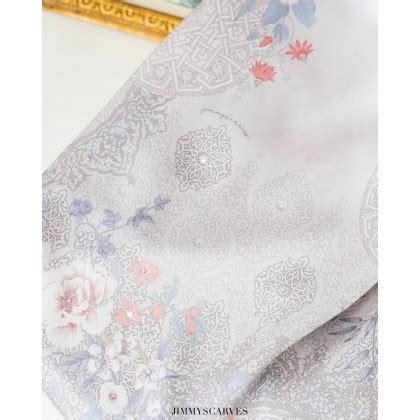 Jimmyscarves Rose Satin Tudung Sarung Instant Sinar Raya