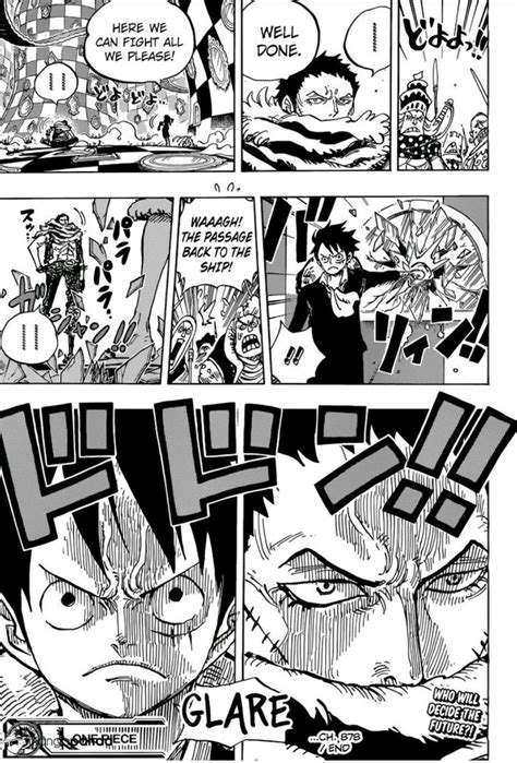 One Piece Chapter 878 Raw Manga Anime One Piece One Piece Comic One