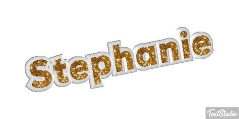 Stephanie Name Animated  Logo Designs