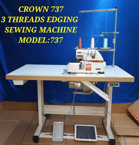 Crown Threads Overlock Edging Sewing Machine Model Brand New