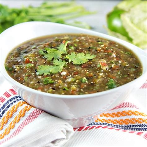 Roasted Green Chile Tomatillo Salsa Recipe Bryont Blog