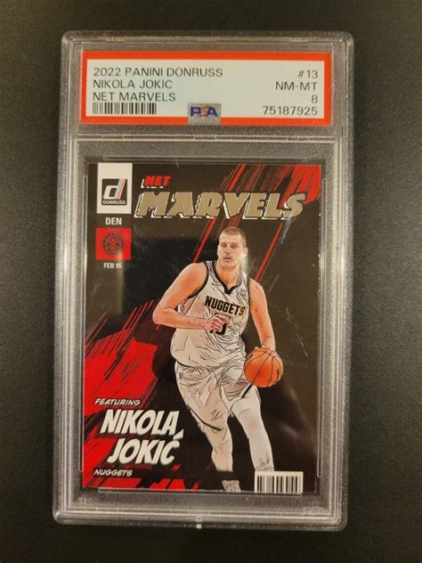 Donruss Nikola Jokic Net Marvels Psa Pop